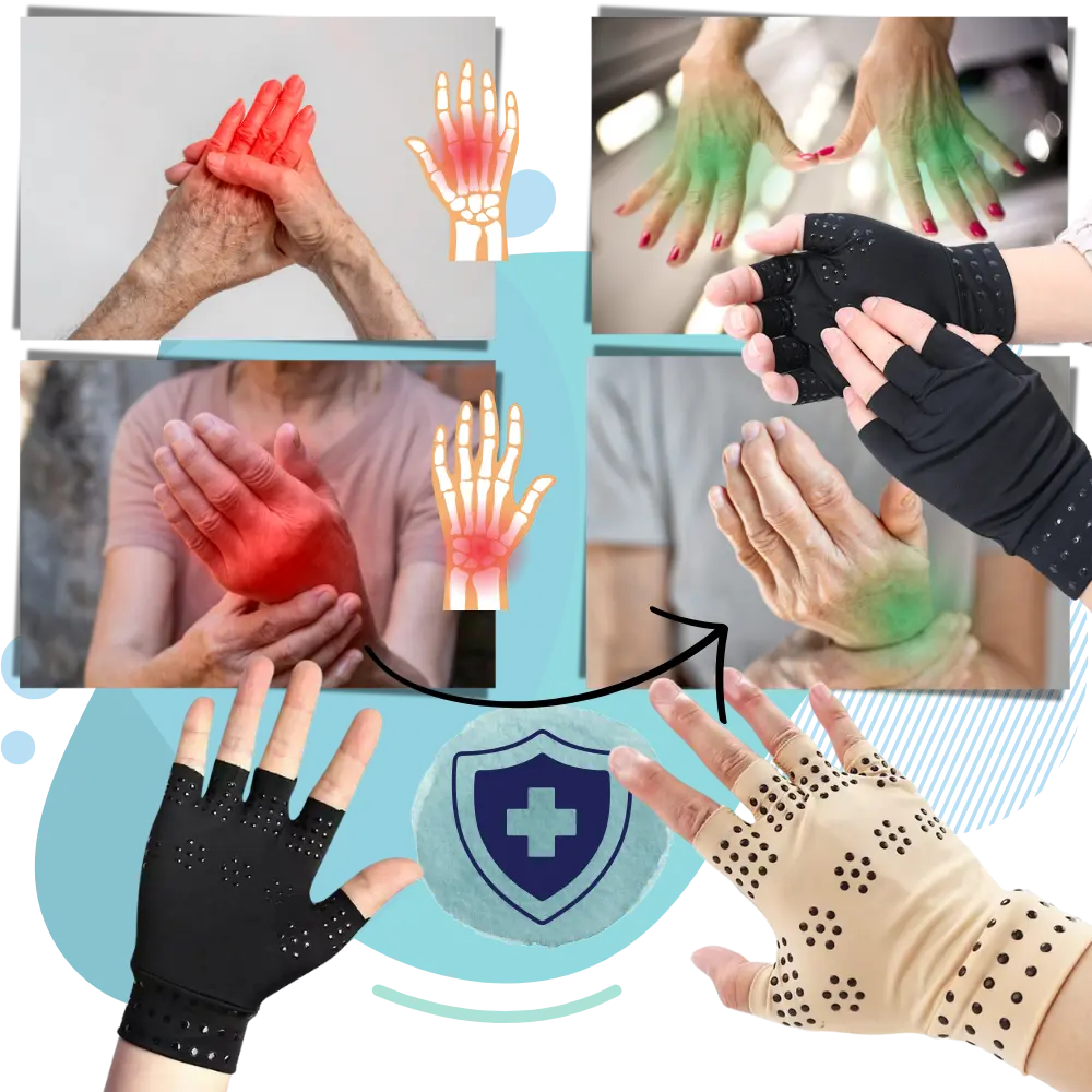 Magnetic Therapy Gloves for Arthritis - Zoozto