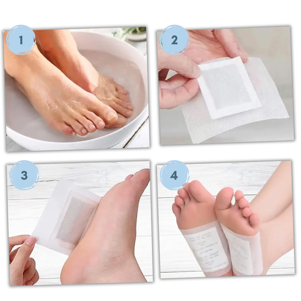 Natural Detox Foot Pads - Zoozto