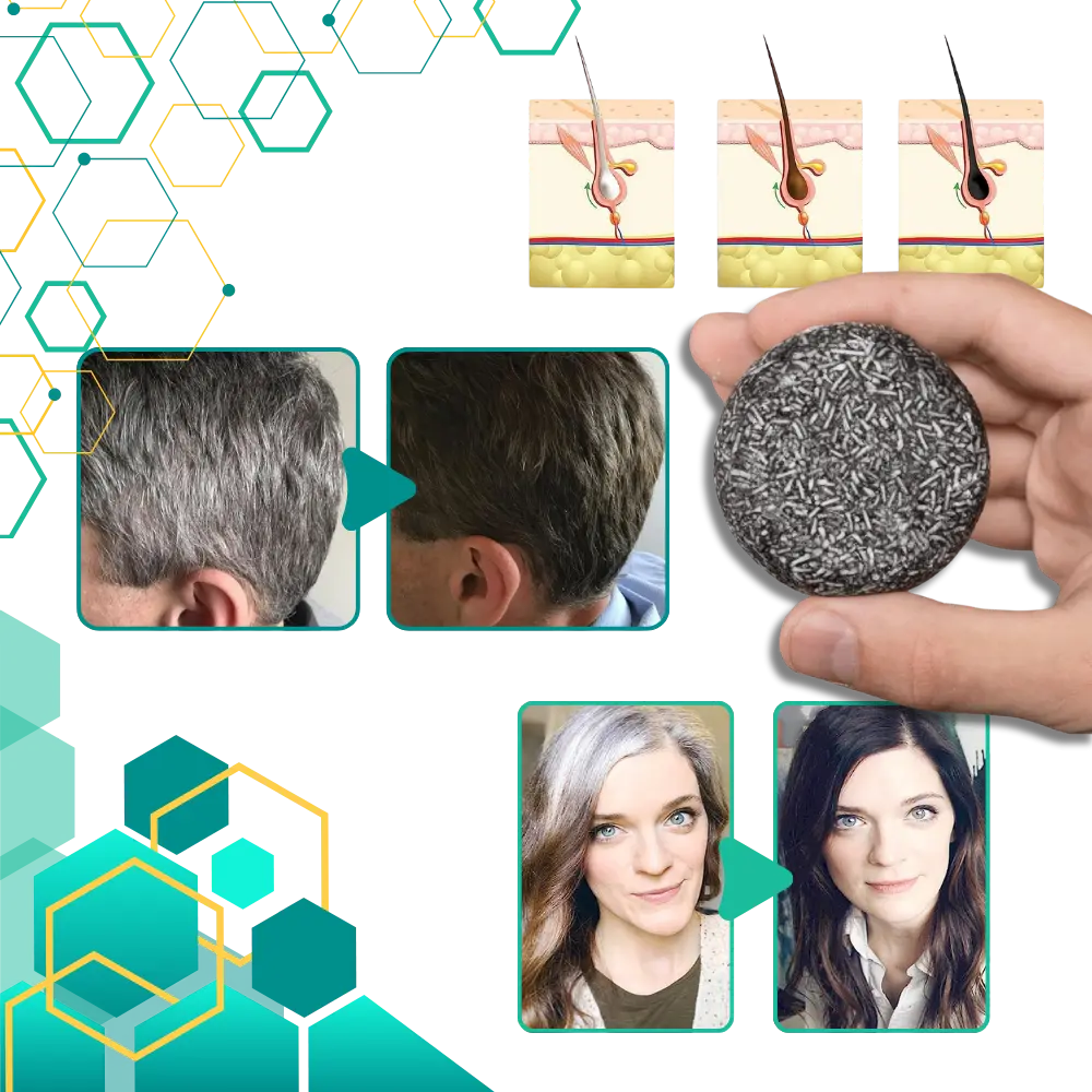 Natural Hair Darkening Shampoo Bar - Zoozto