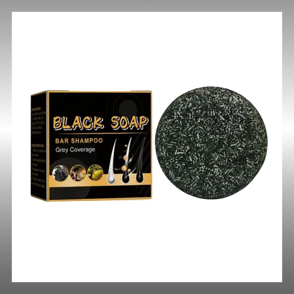 Natural Hair Darkening Shampoo Bar - Zoozto