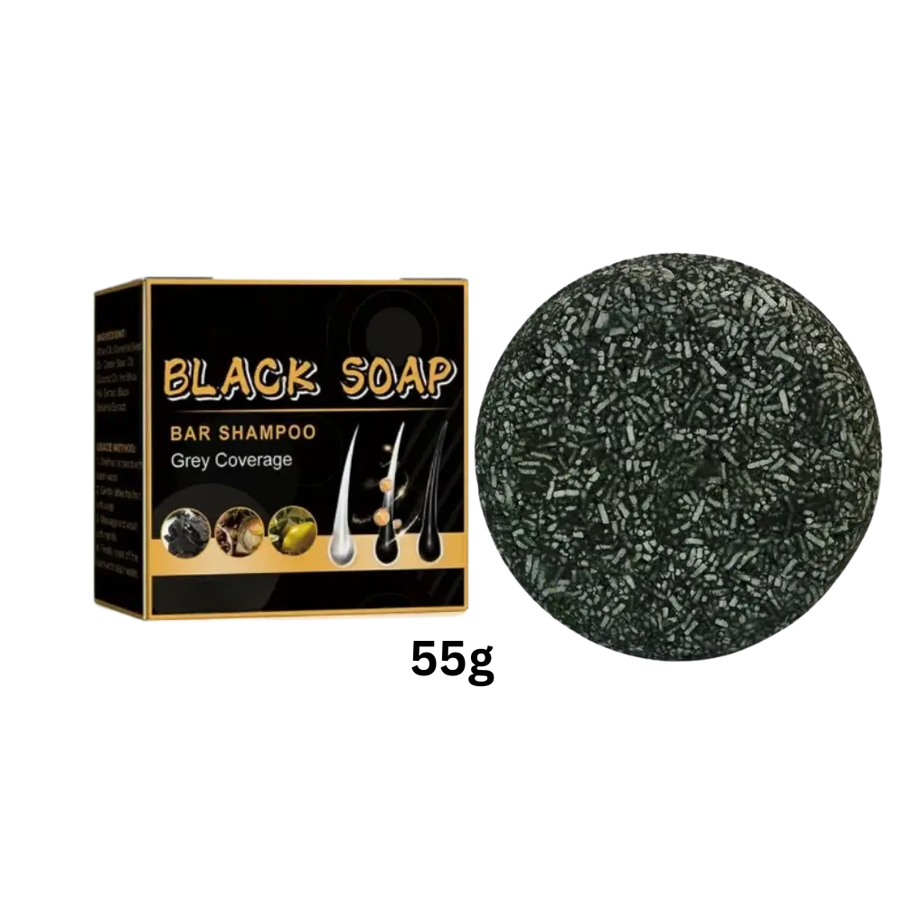 Natural Hair Darkening Shampoo Bar - Zoozto