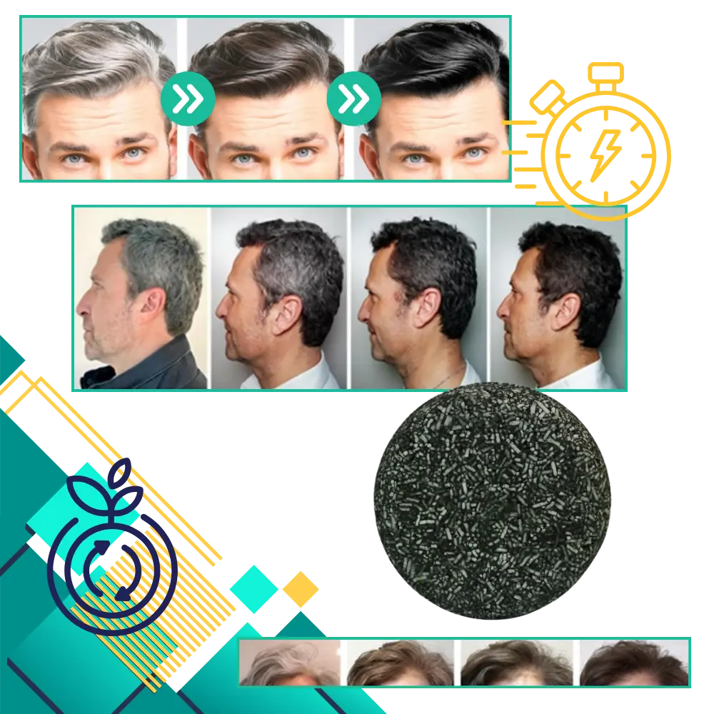 Natural Hair Darkening Shampoo Bar - Zoozto