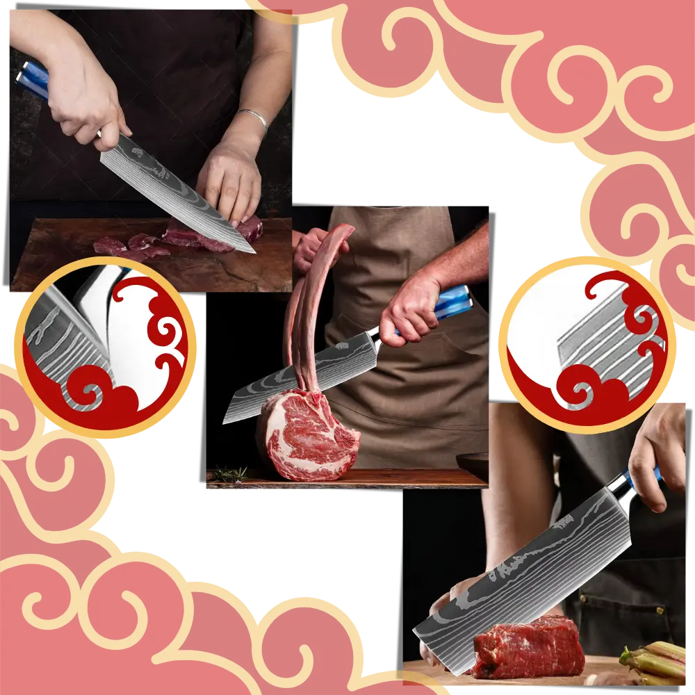 Ocean Blue Japanese Knives - Zoozto