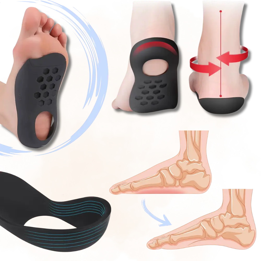 Orthopedic Insoles for Flat Feet - Zoozto