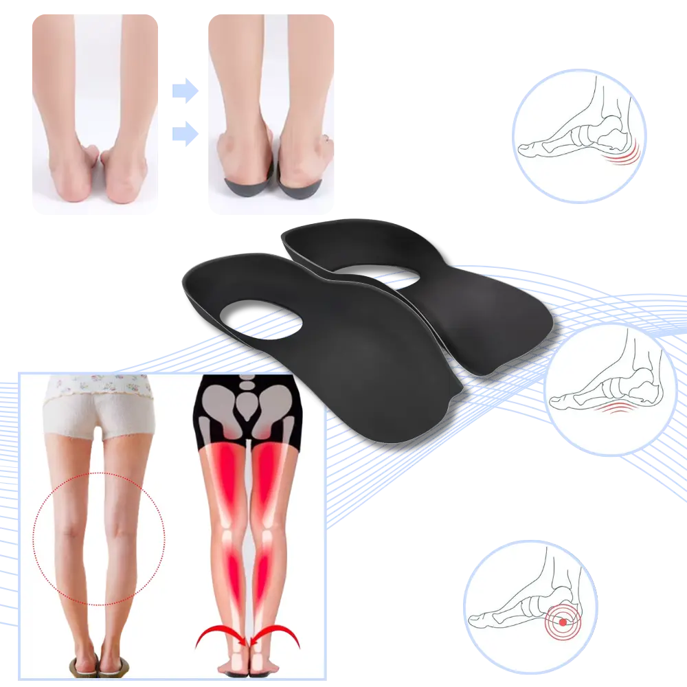 Orthopedic Insoles for Flat Feet - Zoozto