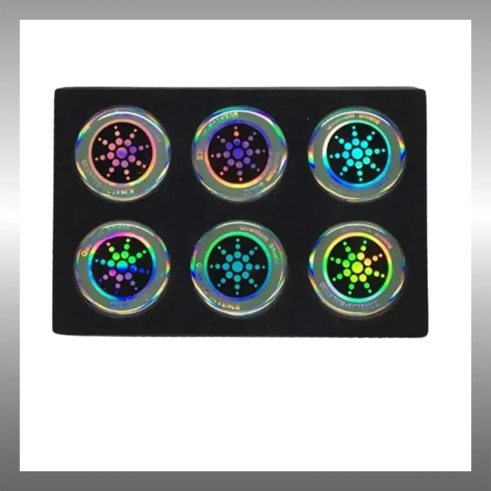 Pack of 6 Anti-Radiation Stickers for Mobiles - Zoozto