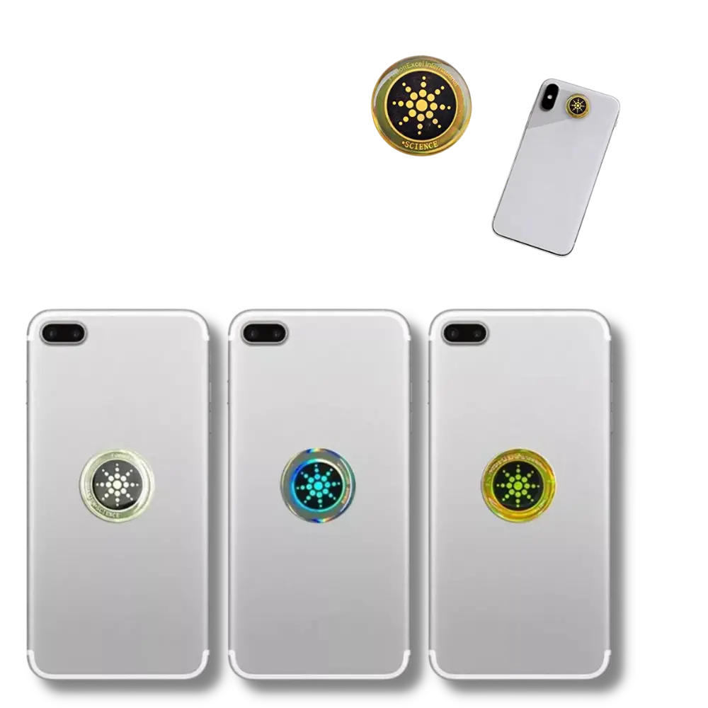 Pack of 6 Anti-Radiation Stickers for Mobiles - Zoozto