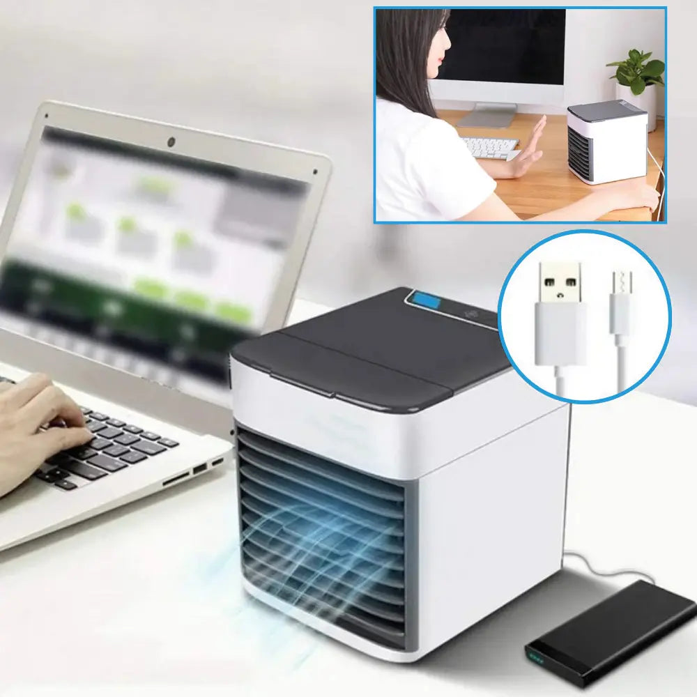 Portable Mini Air Conditioner 3-in-1 Cooler - Zoozto