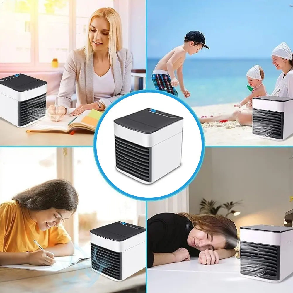 Portable Mini Air Conditioner 3-in-1 Cooler - Zoozto