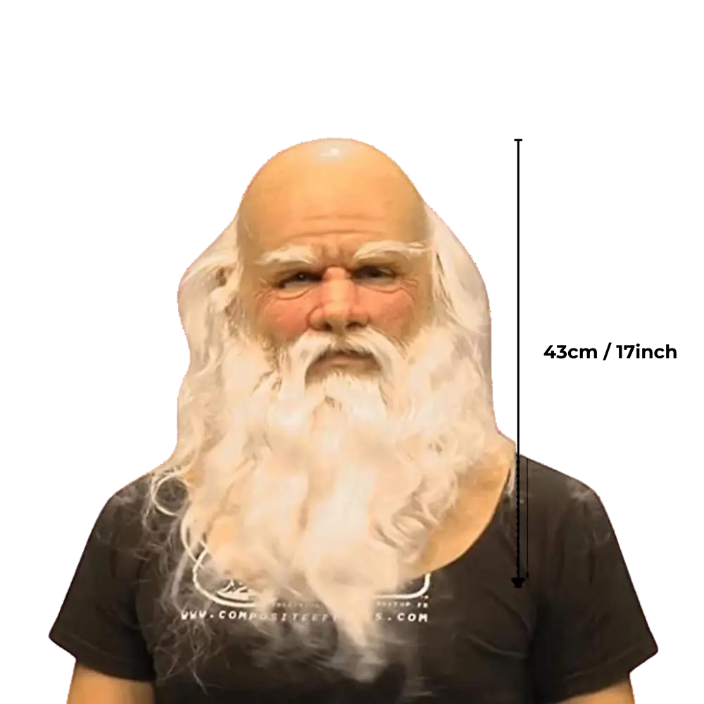 Realistic Santa Face Mask - Zoozto