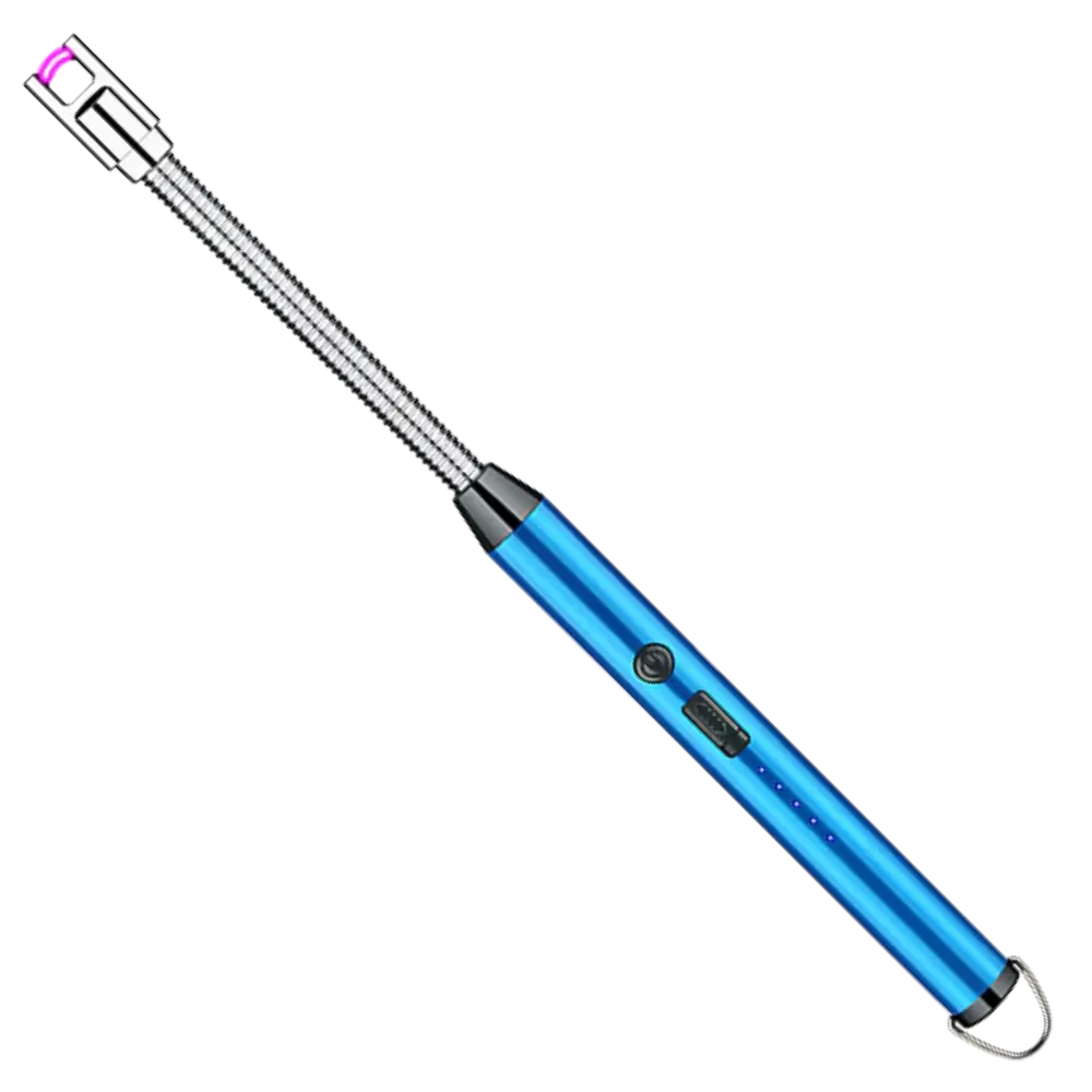 Rechargeable Electric Lighter -Blue - Zoozto
