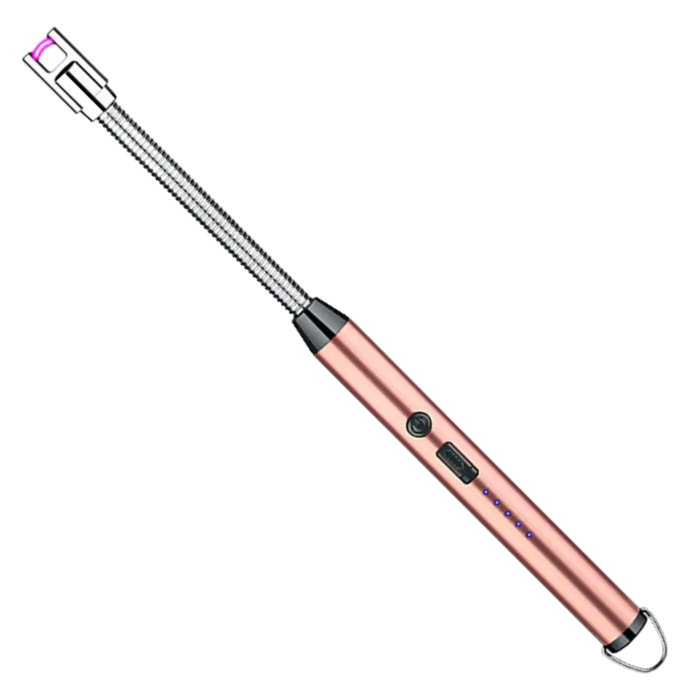 Rechargeable Electric Lighter -Rose Gold - Zoozto
