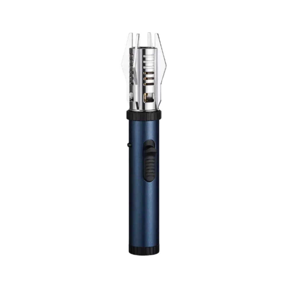 Refillable Butane Torch Lighter -Blue - Zoozto