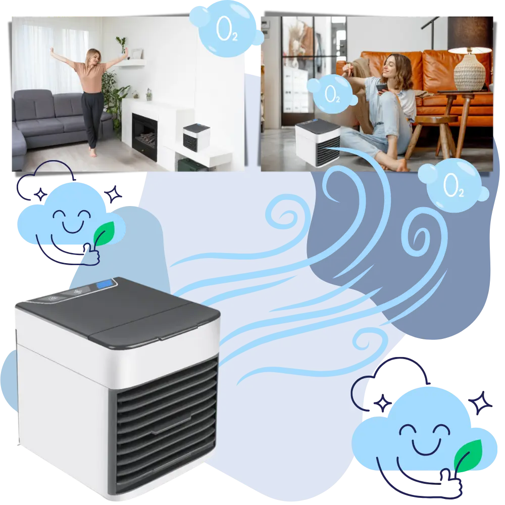 Replacement Filter for Mini Air Conditioner 3-in-1 - Zoozto