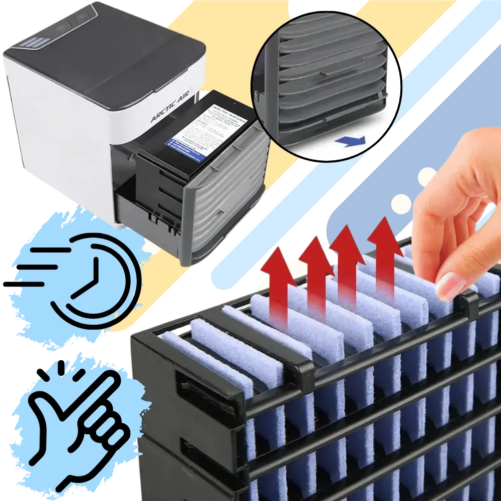 Replacement Filter for Mini Air Conditioner 3-in-1 - Zoozto