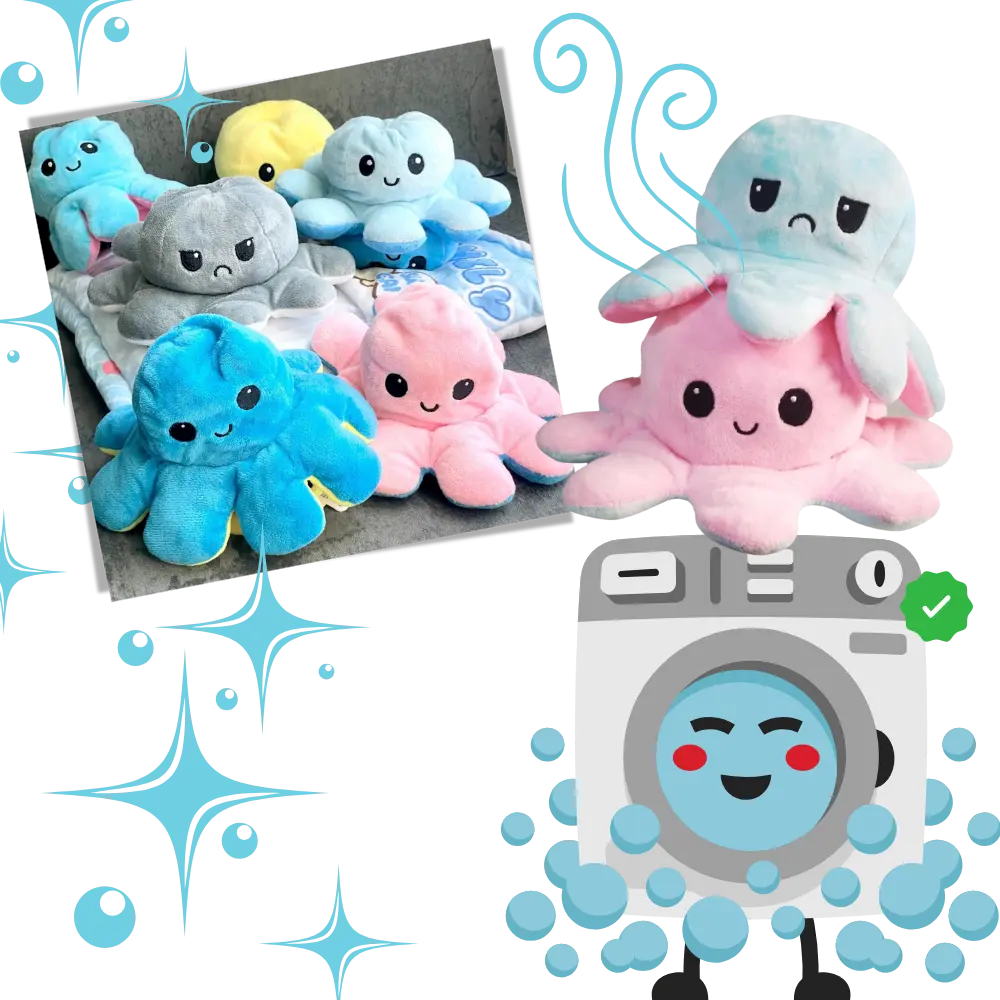 Reversible Octopus Plush - Zoozto