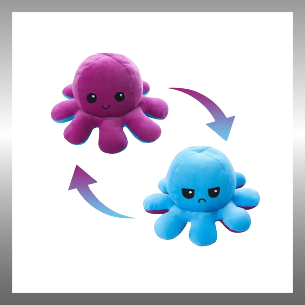 Reversible Octopus Plush - Zoozto