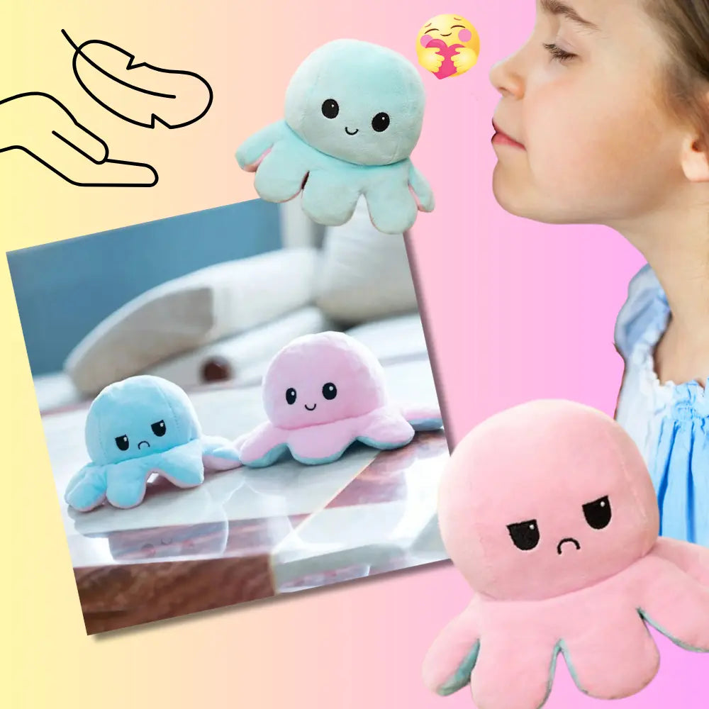 Reversible Octopus Plush - Zoozto