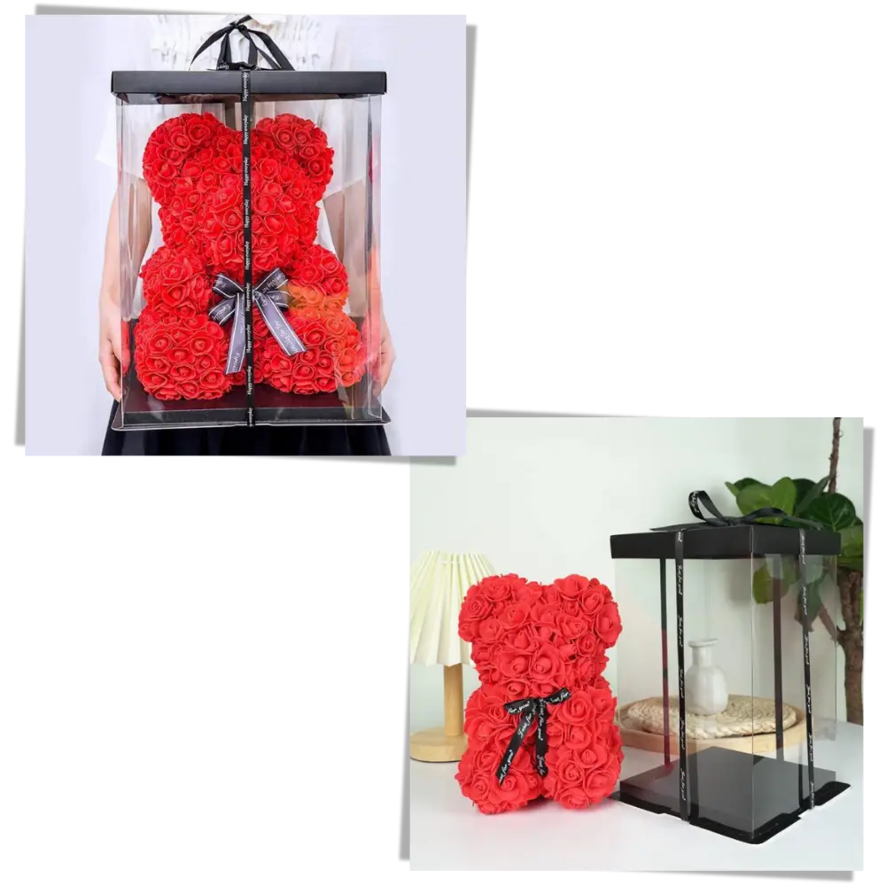 Romantic Roses Teddy Bear - Zoozto