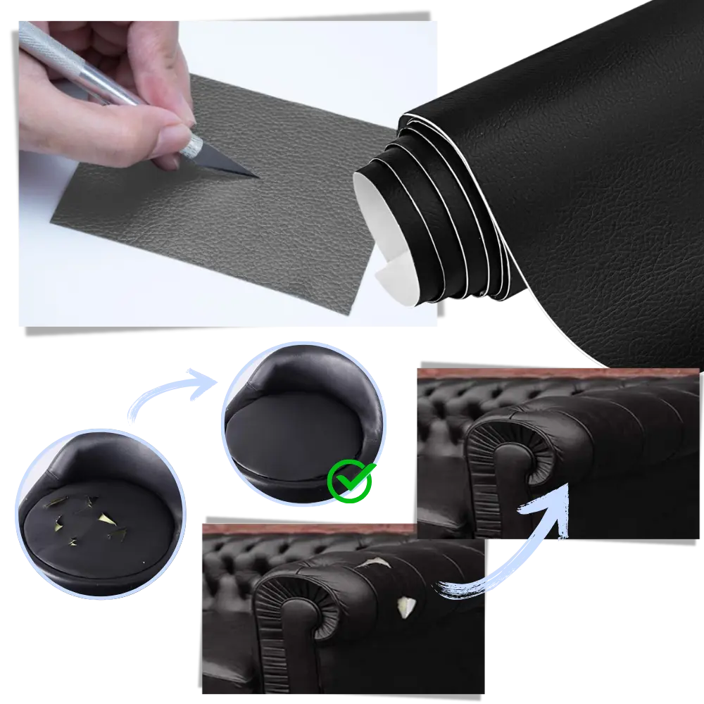 Self-Adhesive Leather Repair Patch - Zoozto