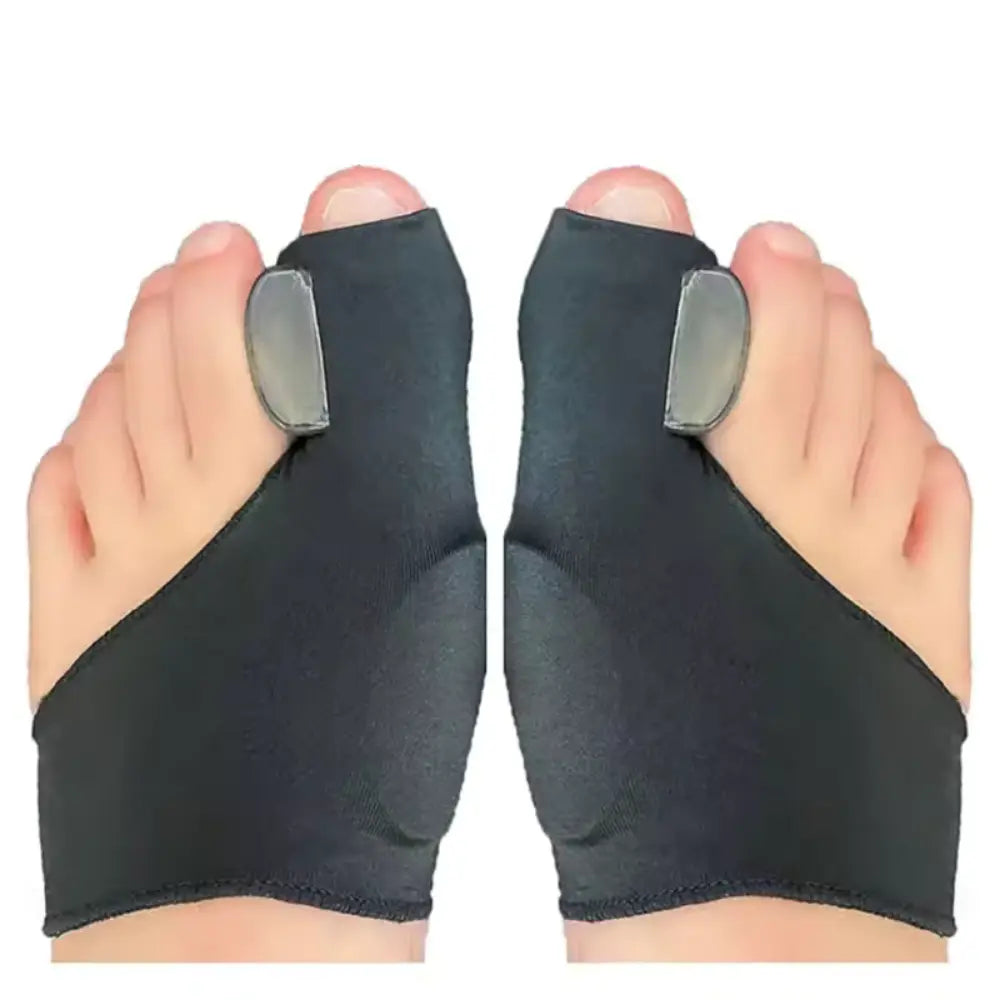 Silicone Bunion Corrector Toe Separator -Black - Zoozto