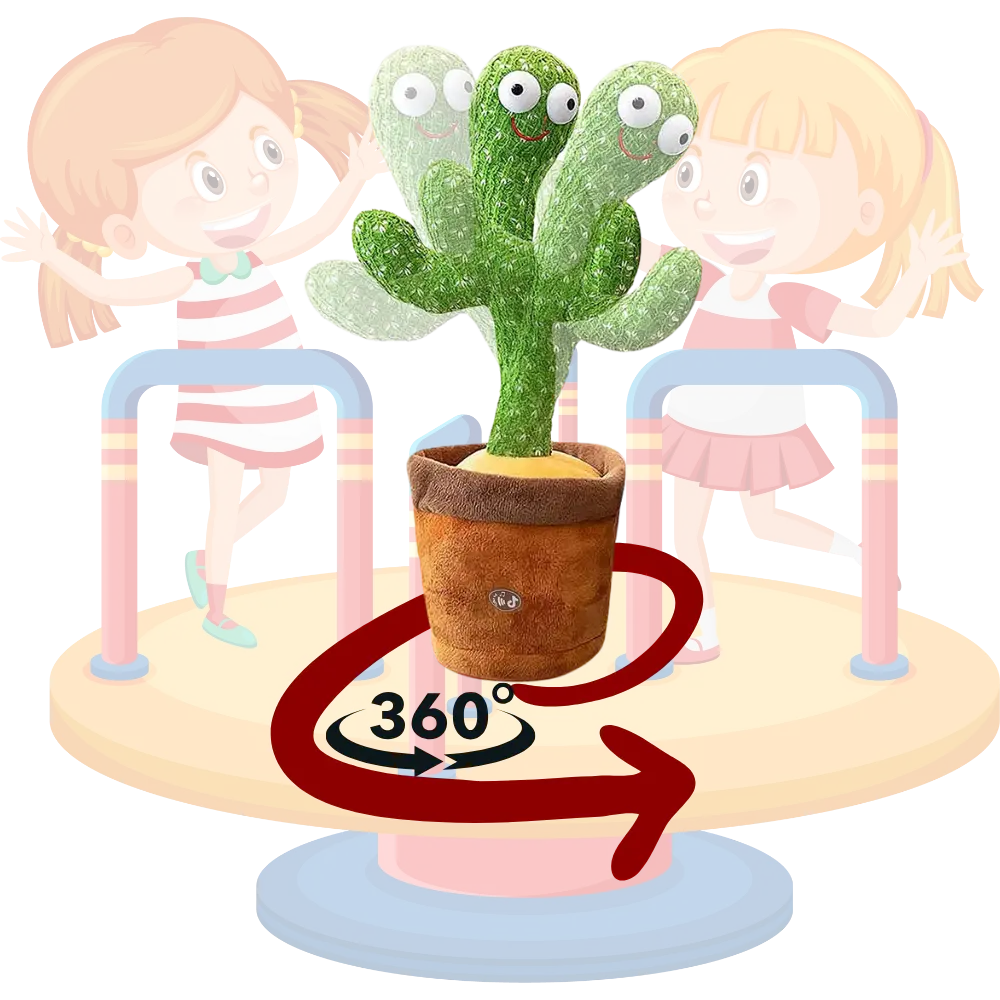 Singing Dancing Cactus Toy - Zoozto