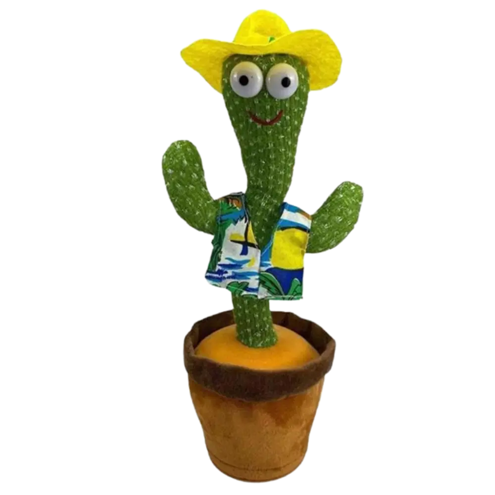 Singing Dancing Cactus Toy -American - Zoozto