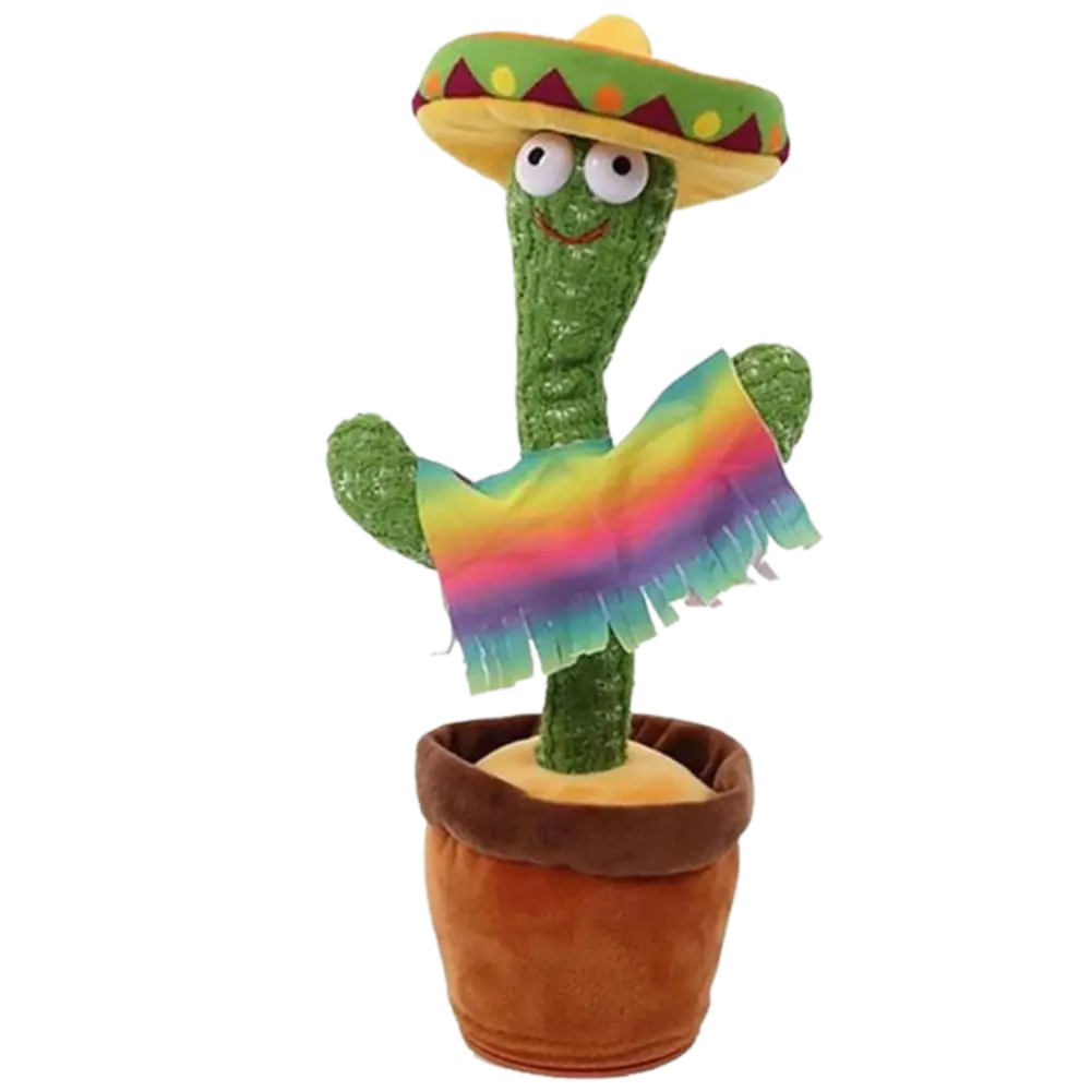 Singing Dancing Cactus Toy -Brazilian - Zoozto