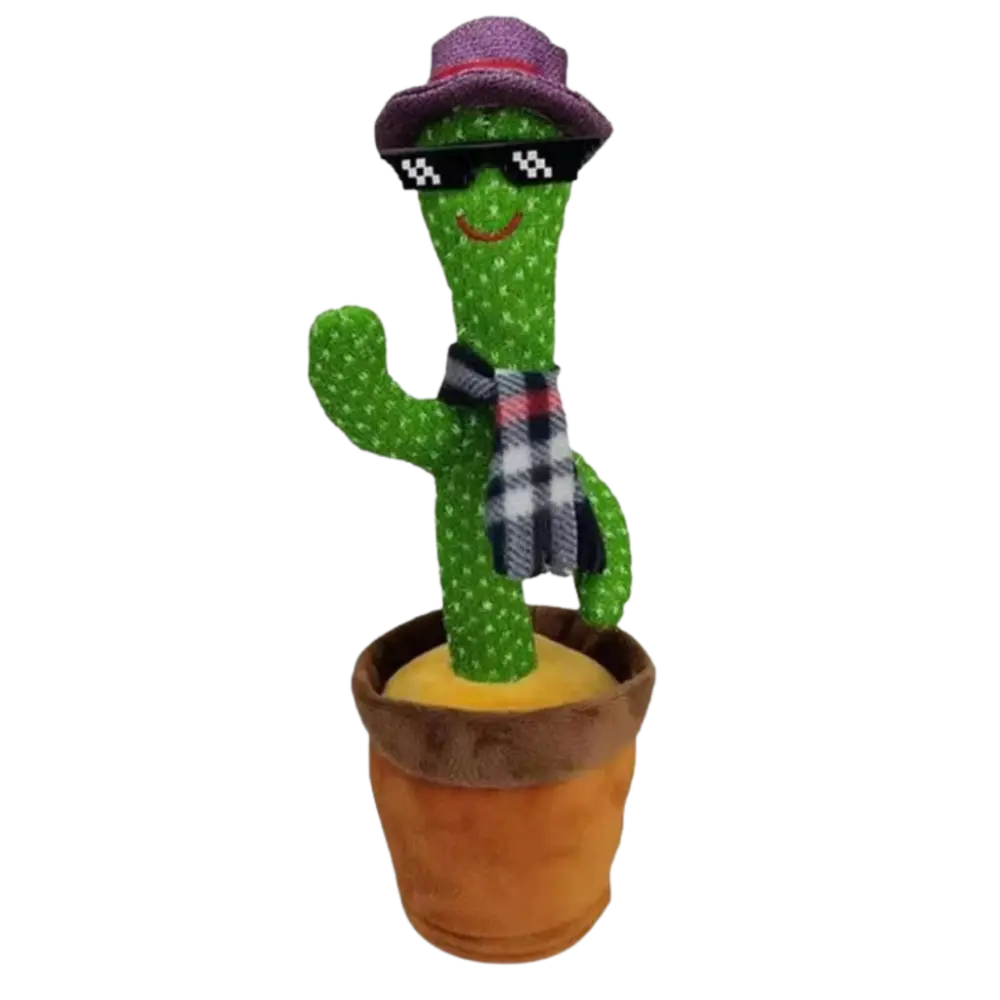 Singing Dancing Cactus Toy -British - Zoozto