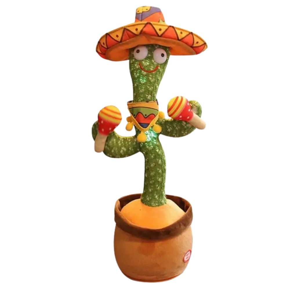 Singing Dancing Cactus Toy -Mexican - Zoozto