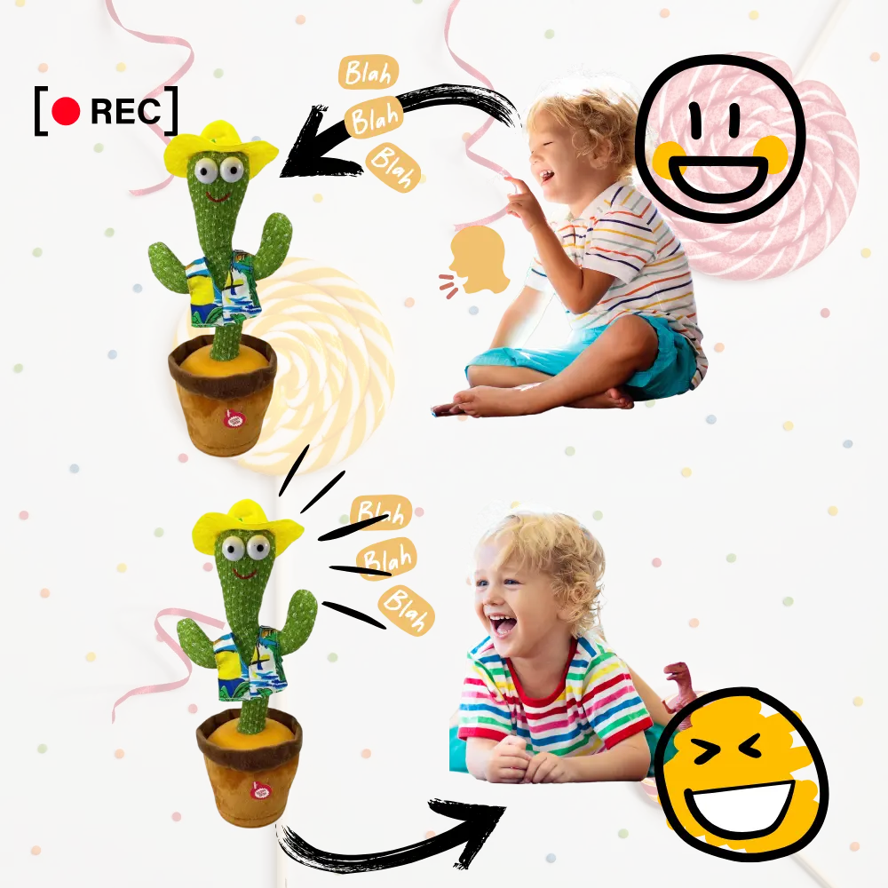 Singing Dancing Cactus Toy - Zoozto