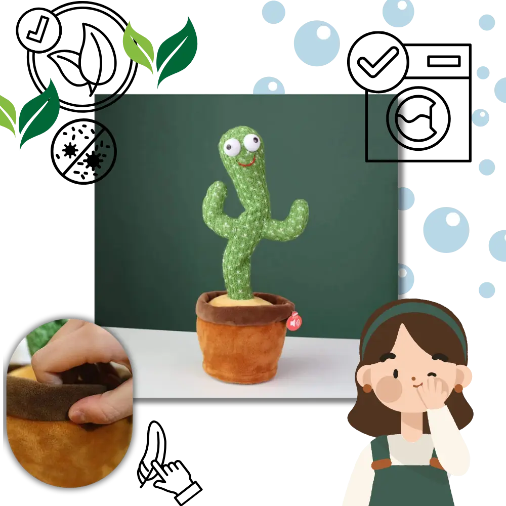 Singing Dancing Cactus Toy - Zoozto