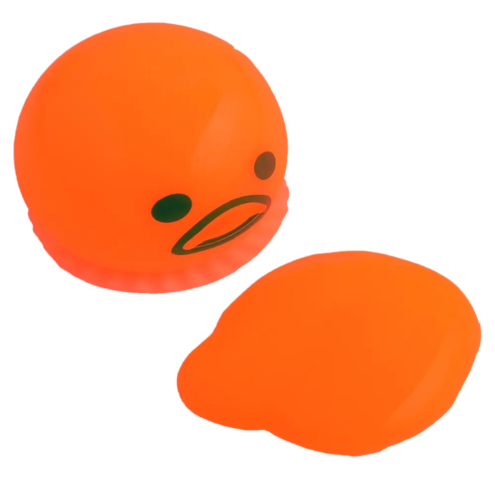 Slime Eating Monster Stress Ball -Orange - Zoozto
