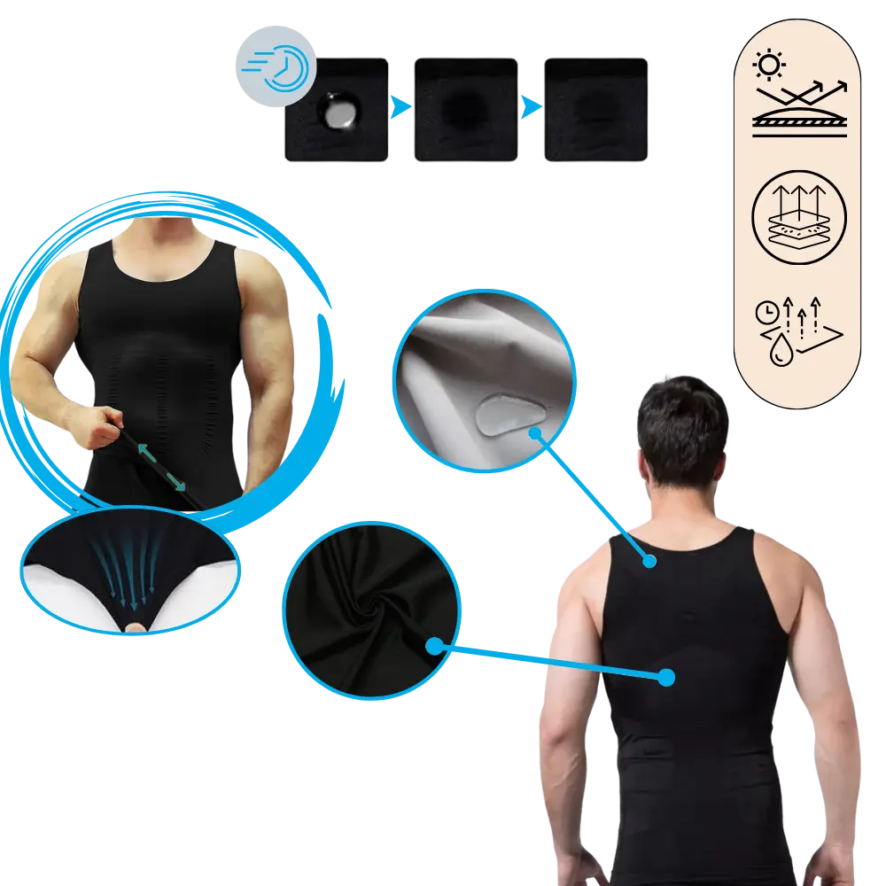Slimming Compression Shirt for Men - Zoozto