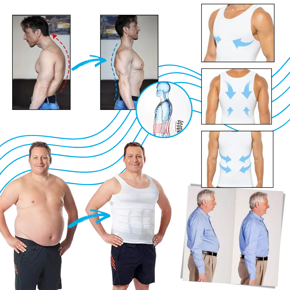 Slimming Compression Shirt for Men - Zoozto