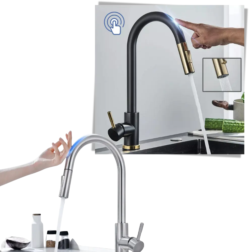 Smart Kitchen Faucet with Sensor - Zoozto
