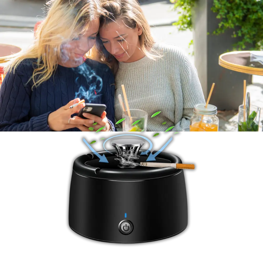 Smokeless Ashtray with Air Purifier - Zoozto