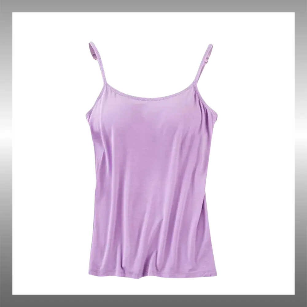 Stylish Cami with Built-In Bra - Zoozto