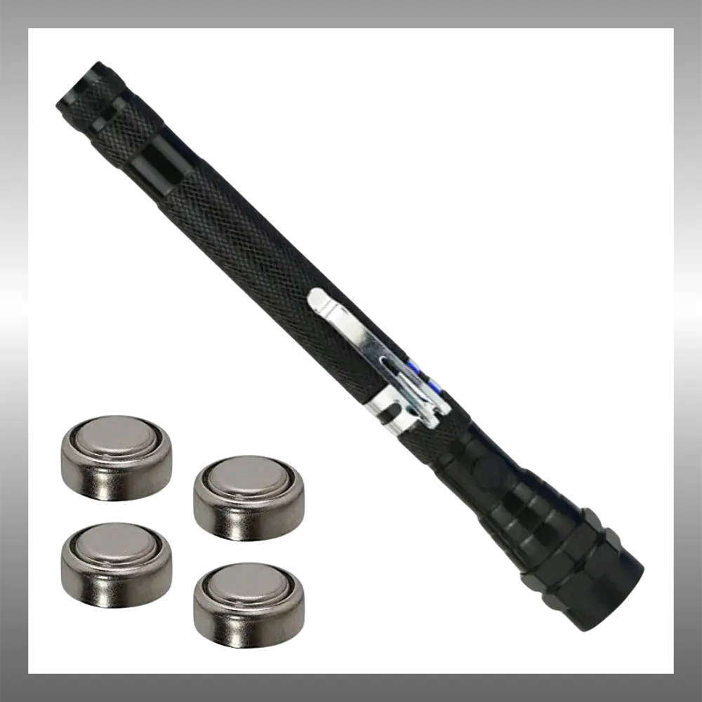 Telescopic Magnetic LED Flashlight - Zoozto