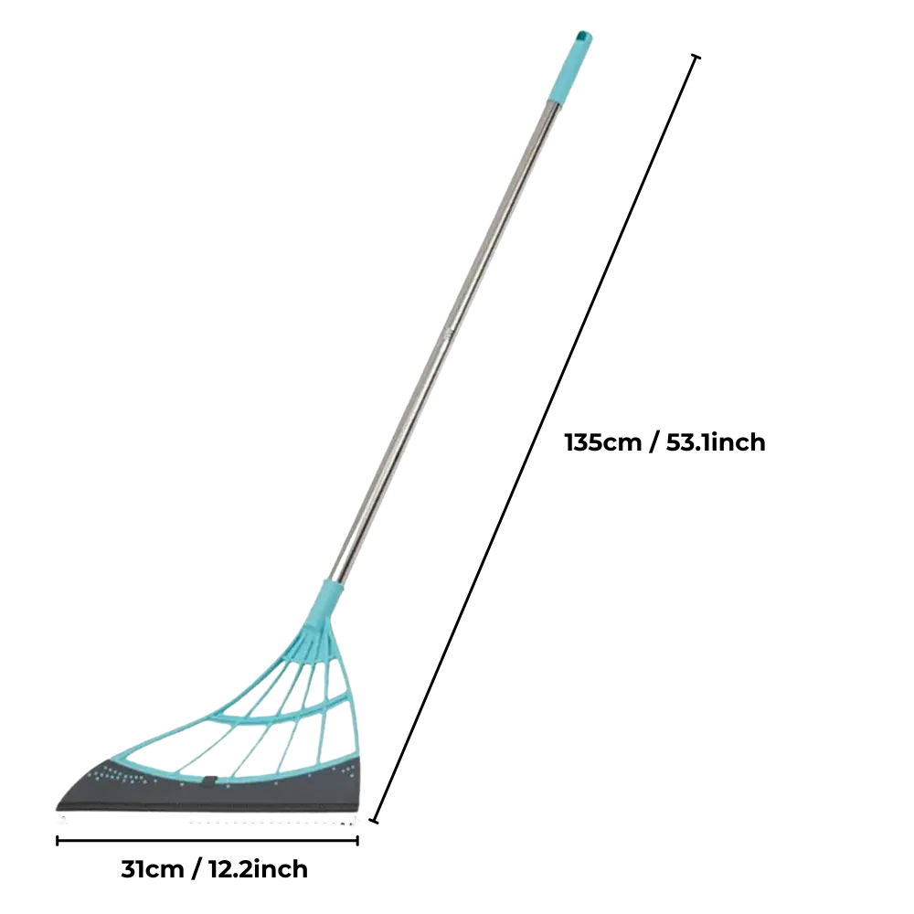 Telescopic Rubber Broom and Squeegee - Zoozto