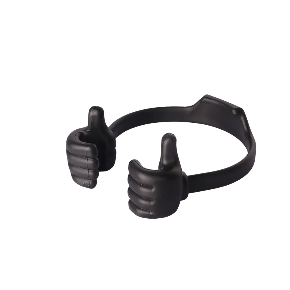 Thumbs-up Cell Phone Stand -Black - Zoozto