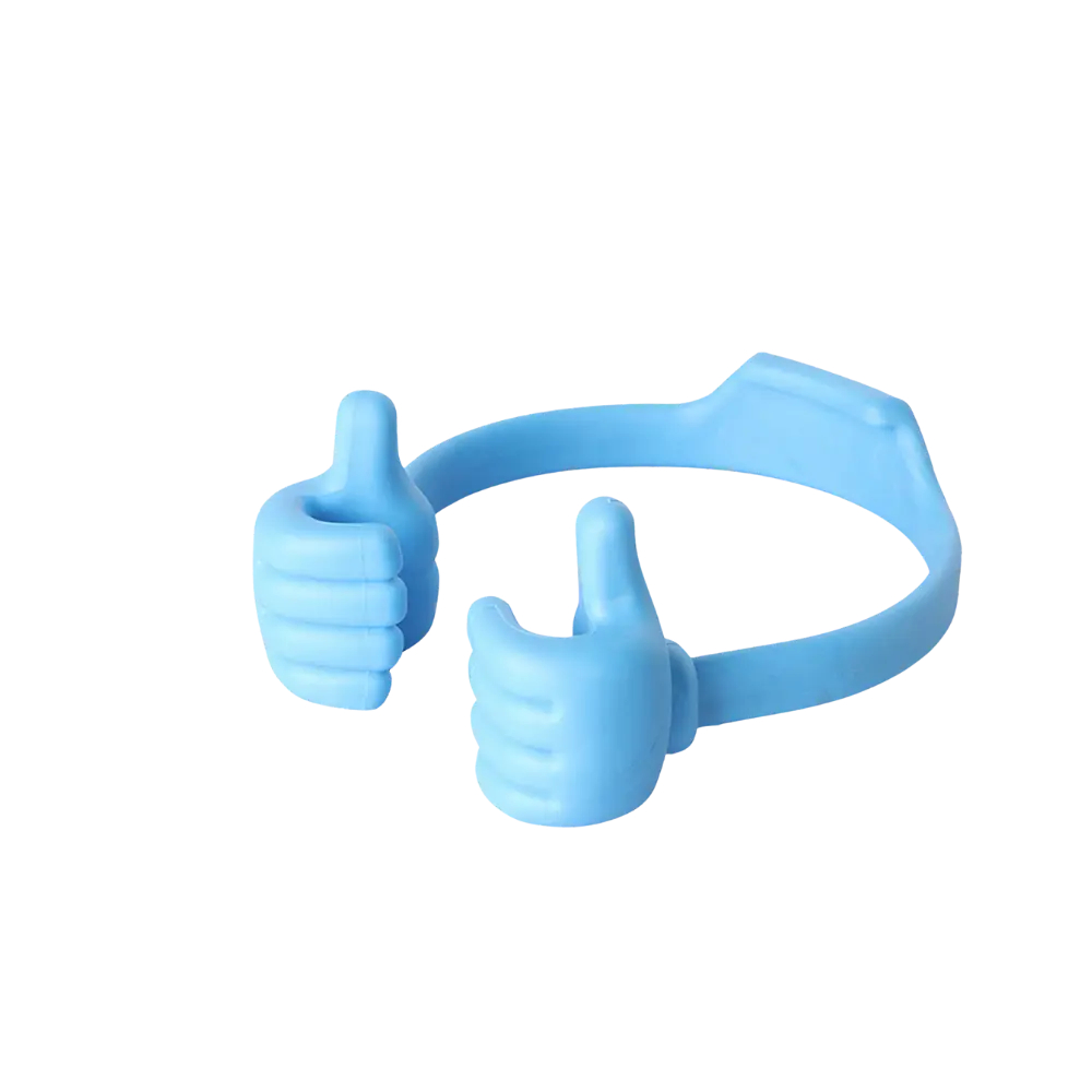 Thumbs-up Cell Phone Stand -Blue - Zoozto
