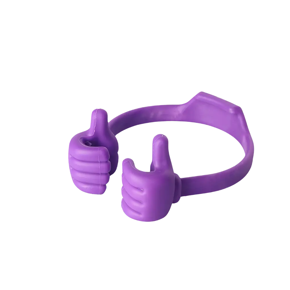 Thumbs-up Cell Phone Stand -Purple - Zoozto