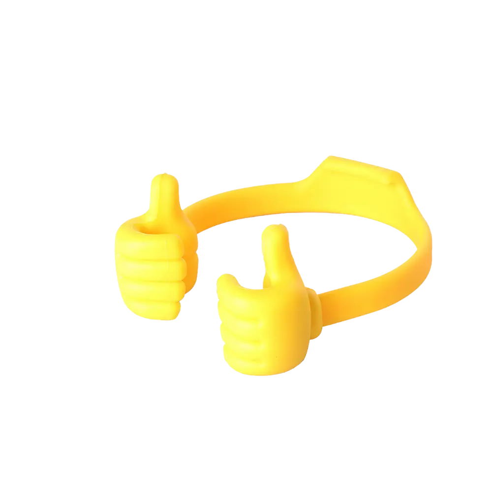 Thumbs-up Cell Phone Stand -Yellow - Zoozto