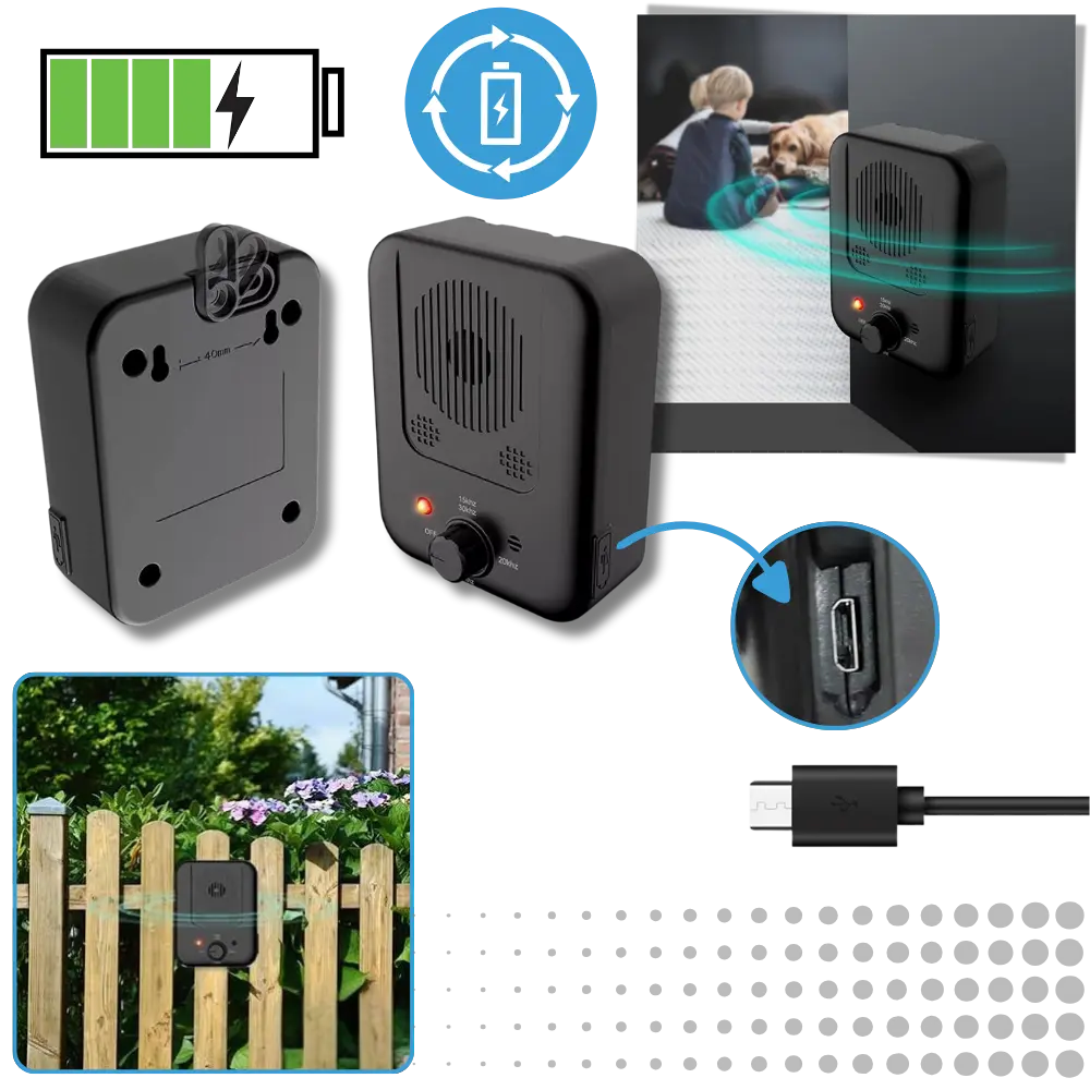 Ultrasonic Dog Bark Control Device - Zoozto