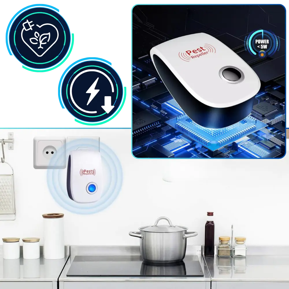 Ultrasonic Pest Repeller - Zoozto