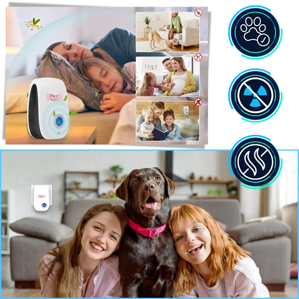 Ultrasonic Pest Repeller - Zoozto