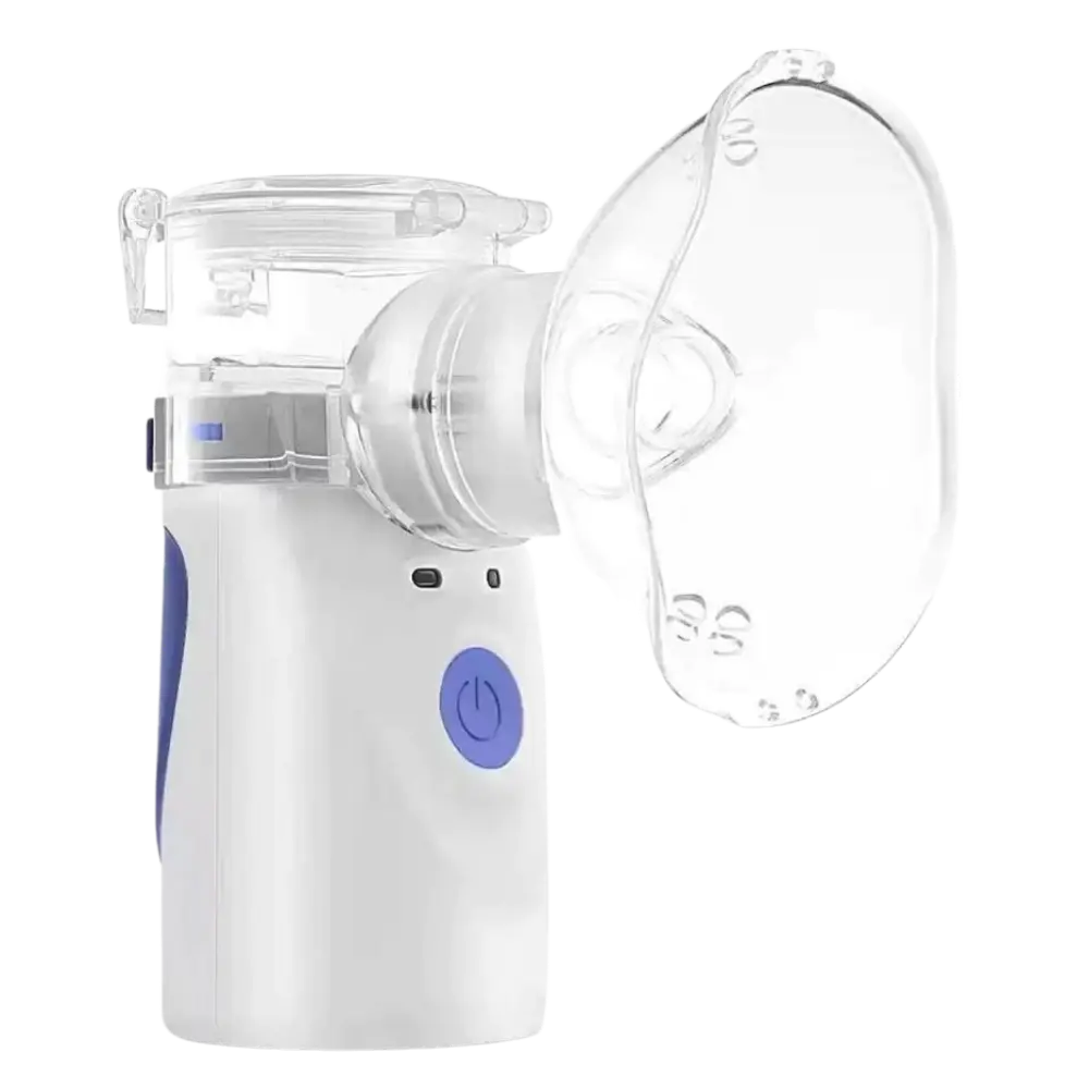 Ultrasonic Portable Nebulizer for Adults and Kids -Blue - Zoozto