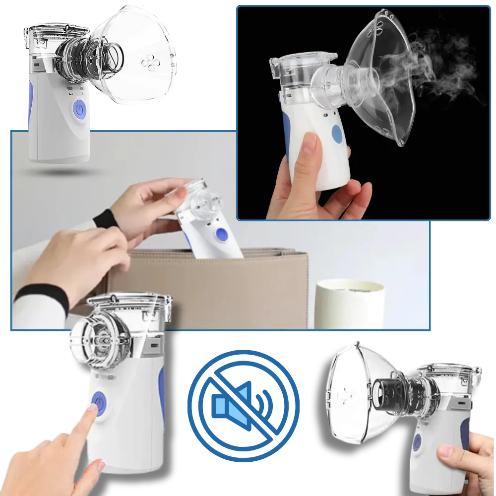 Ultrasonic Portable Nebulizer for Adults and Kids - Zoozto