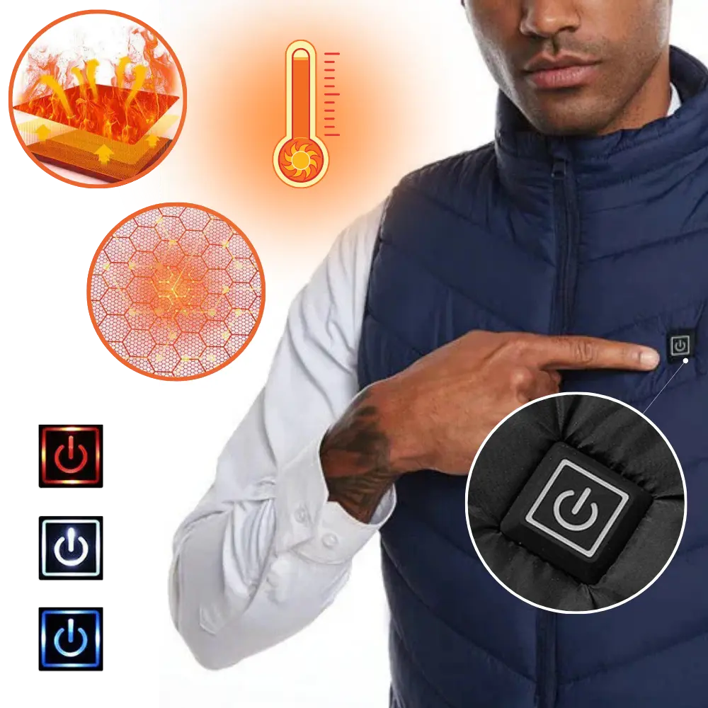 Unisex Heated Vest - Zoozto